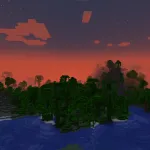 Новый закат из текстурпака Sky Pack