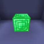 Новый изумрудный блок из текстурпака GrandmaPorks Emissive Textures