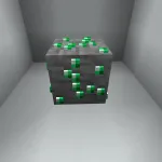 Новая изумрудная руда из текстурпака Enhanced 3D
