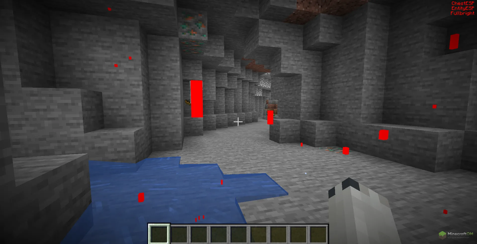 Fullbright и подсвечивание мобов