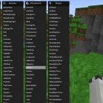 Панель функций чита Aurora