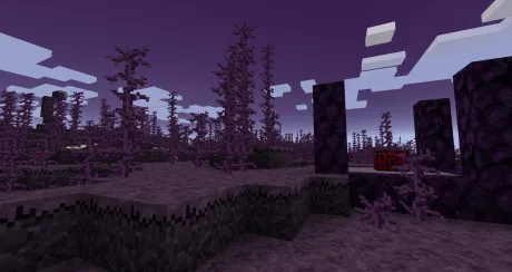 Вилспайнский лес и алтарь из мода Defiled Lands