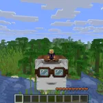 Полет на счастливом гасте и его здоровье из Майнкрафт 1.21.6