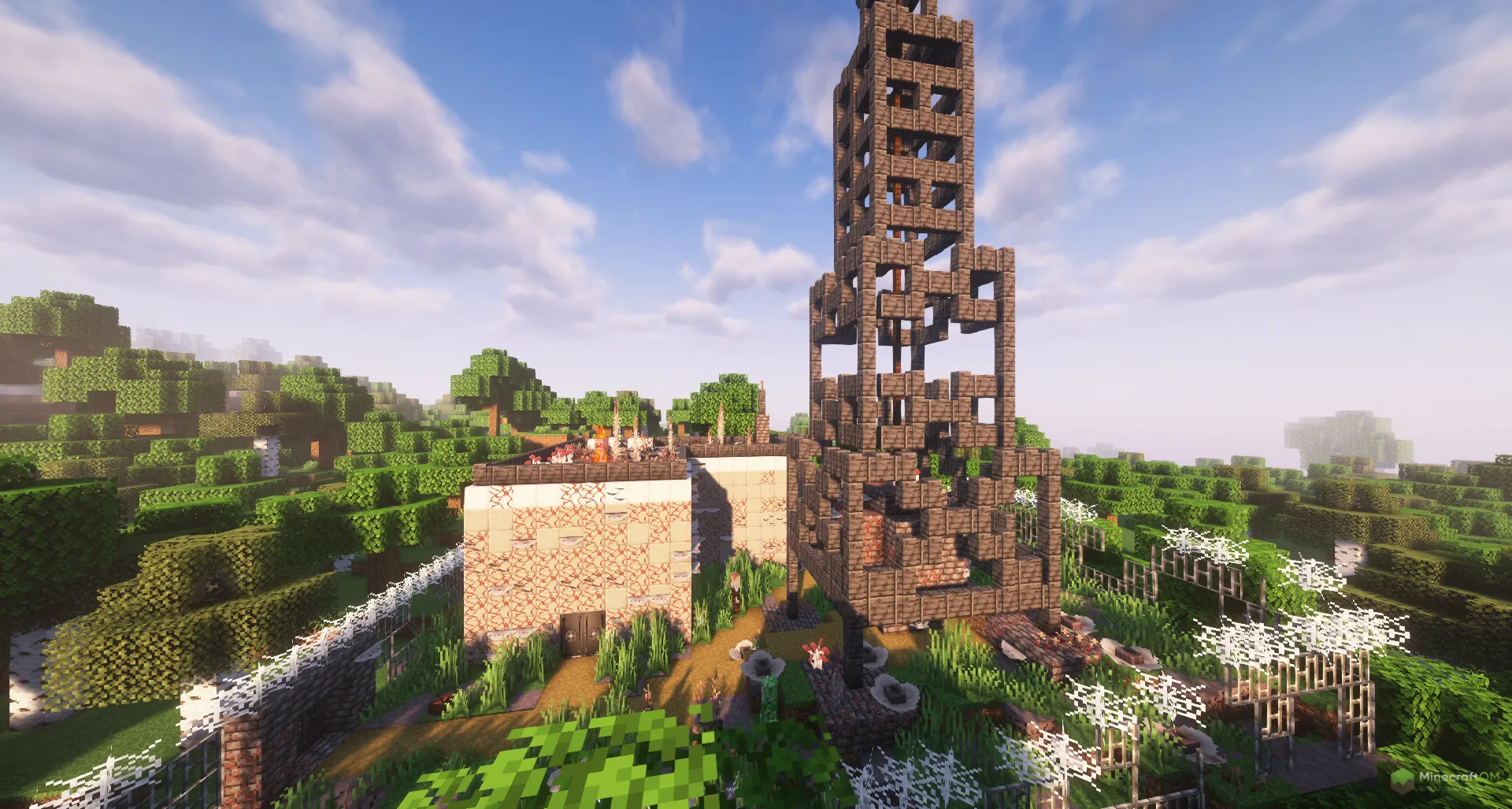 Вышка связи из мода Fungal Infection: Spore