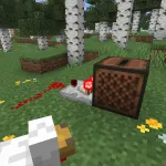 Сигнал редстоуна 9 уровня при проигрывании пластинки в Майнкрафт 1.21.7