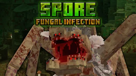 Мод на паразитов для Майнкрафт 1.20.1 / 1.19.2 (Fungal Infection: Spore) Мод на паразитов для Майнкрафт 1.20.1 / 1.19.2 (Fungal Infection: Spore)