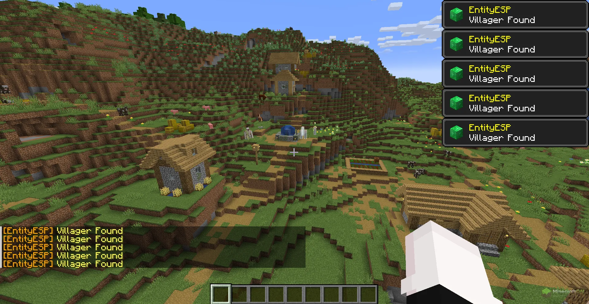 Функция подсвечивания жителей чита Osmium