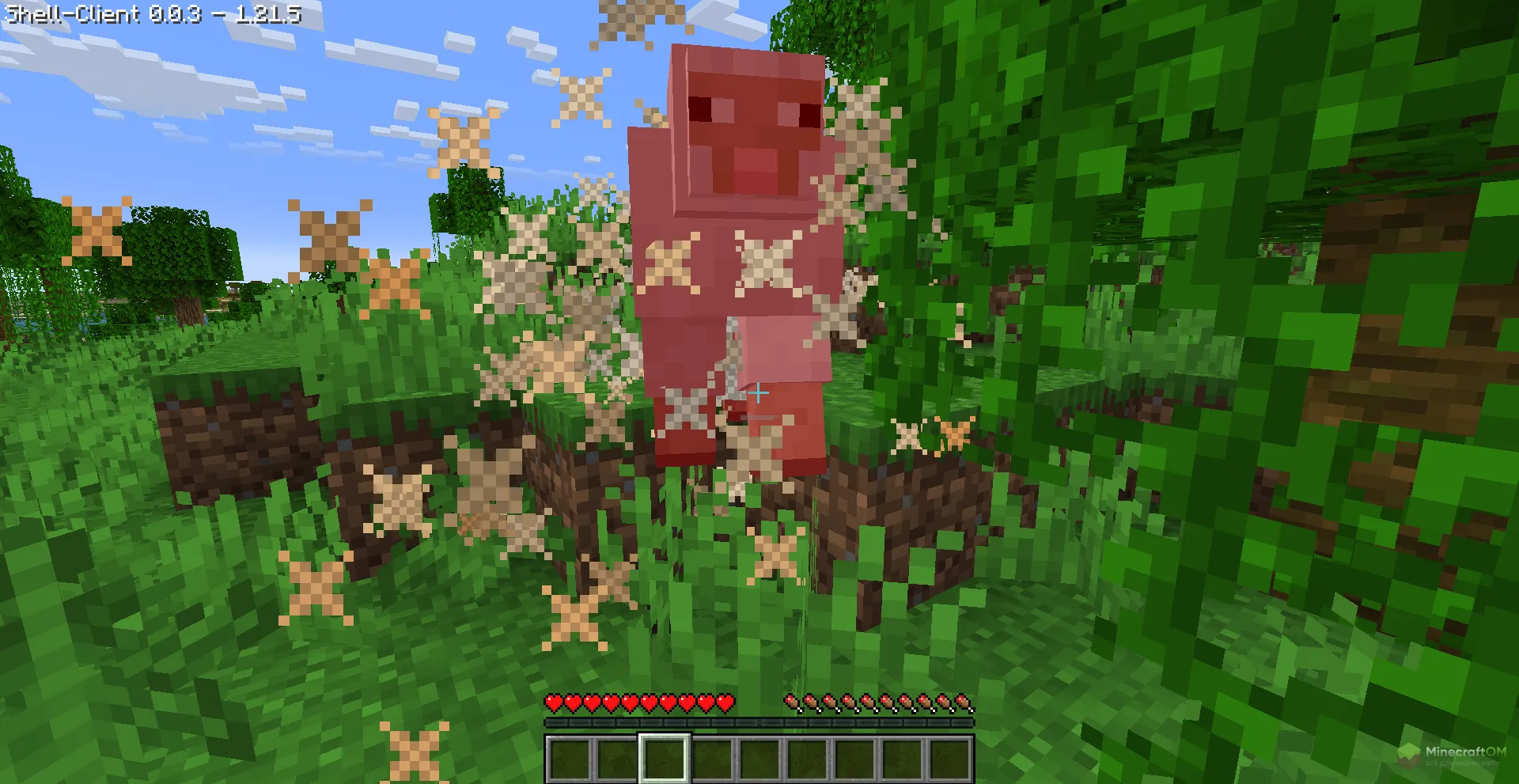 Одна из возможностей PvP чита Shell