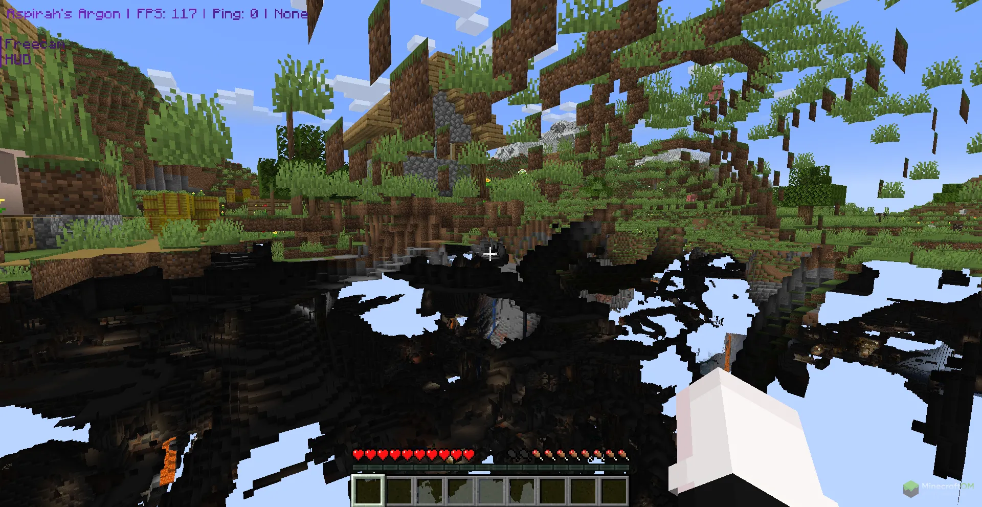 Демонстрация функции Freecam чита Aspirah