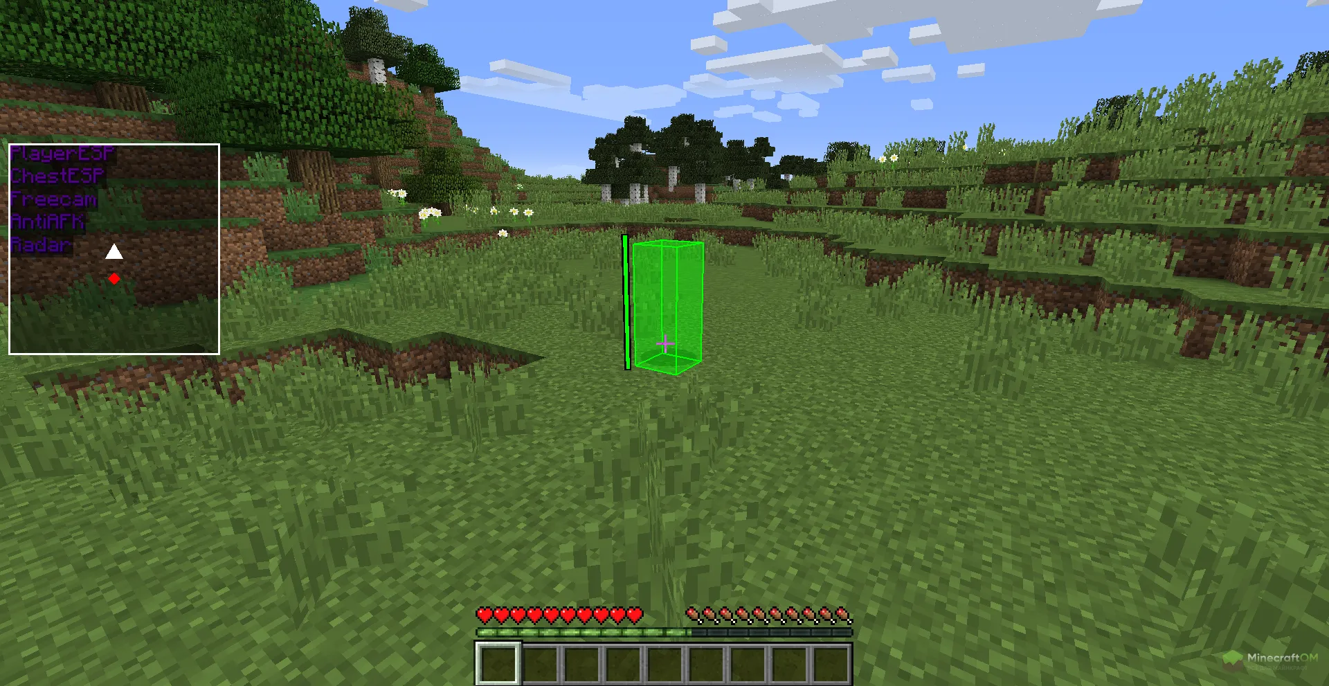 Подсвечивание игркоков и функция Freecam чита Raven BS