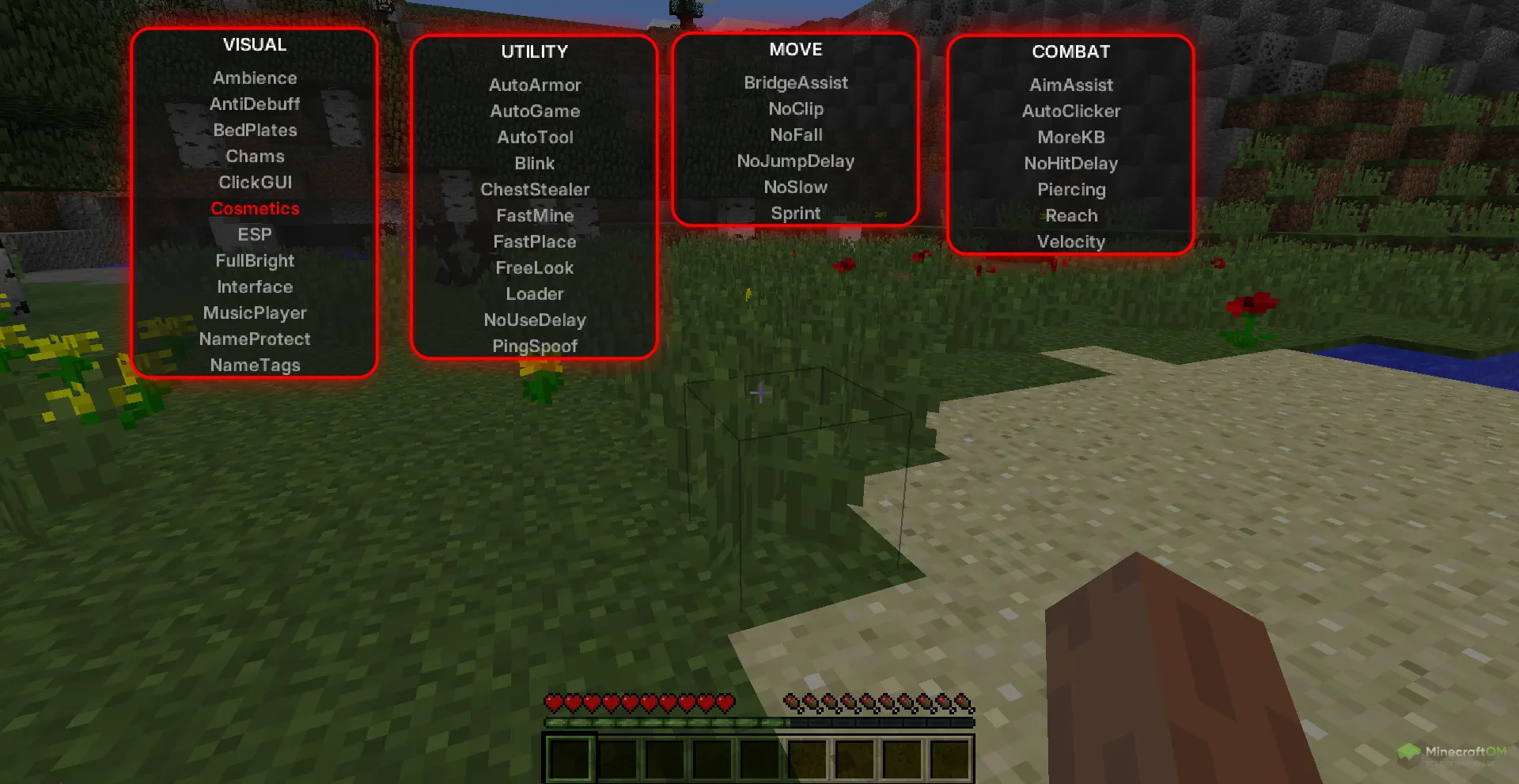 GUI меню чита Haru Reborn