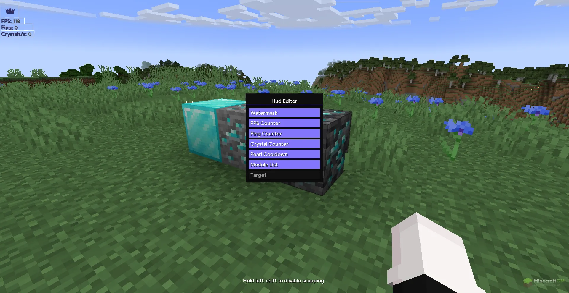 Настройка HUD элементов чита Prestige