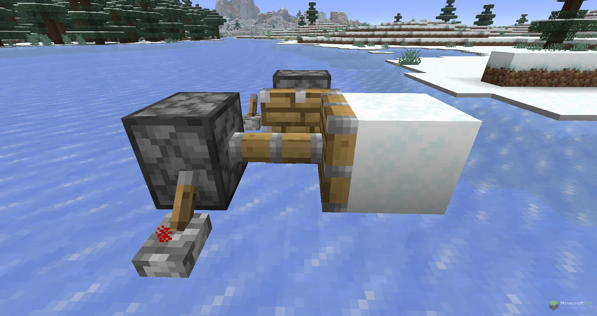 Поршни и рыхлый снег в Майнкрафт 1.21.10