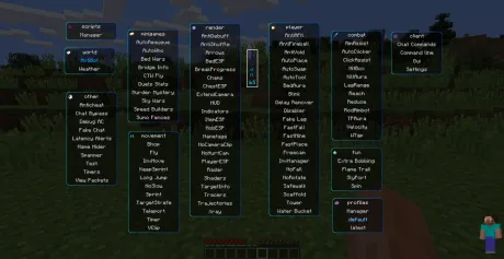 GUI меню чита Raven BS