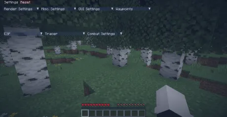 GUI меню чита Gavins Extensible