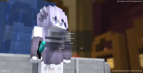 Главное меню чита Raven XD