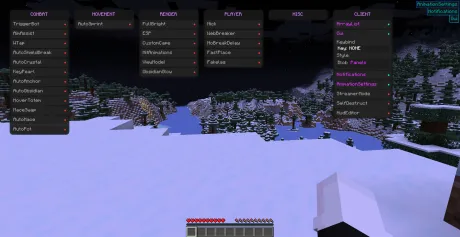 GUI меню чита Cyemer