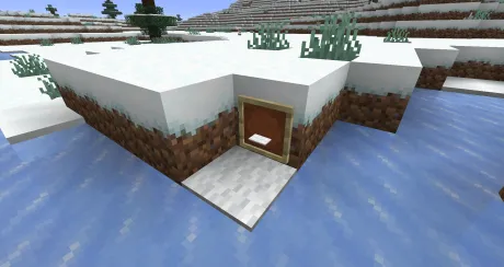 Корректное расположение рамки над ковром в Майнкрафт 1.21.10