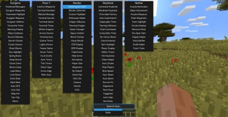 GUI меню чита Odin