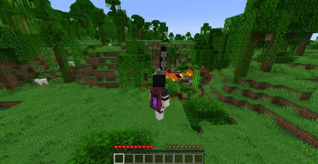 Полет в режиме выживания с читом Osmium