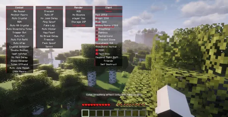 Настройка внешнего вида меню