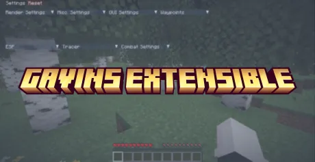 Чит Gavins Extensible на Майнкрафт