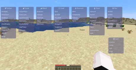 GUI меню чита Virgin