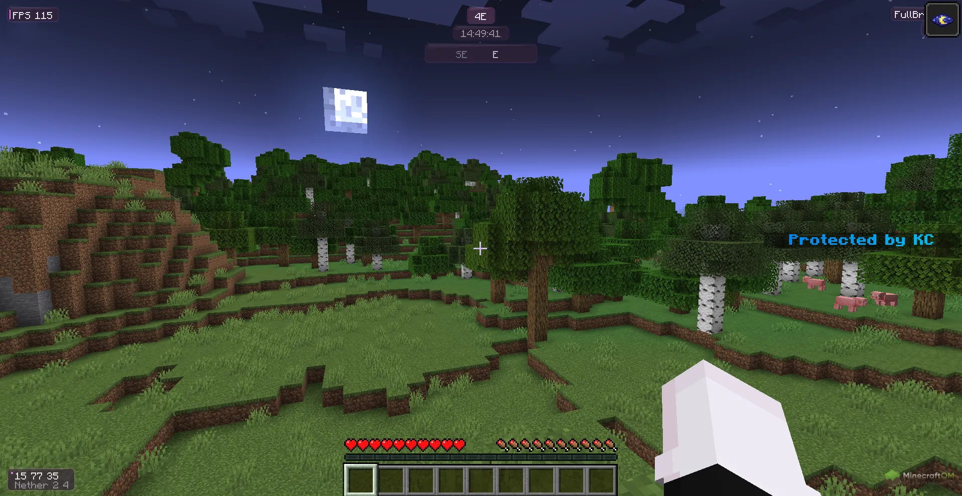 Включенный Fullbright внутри чита Krypton Renamed