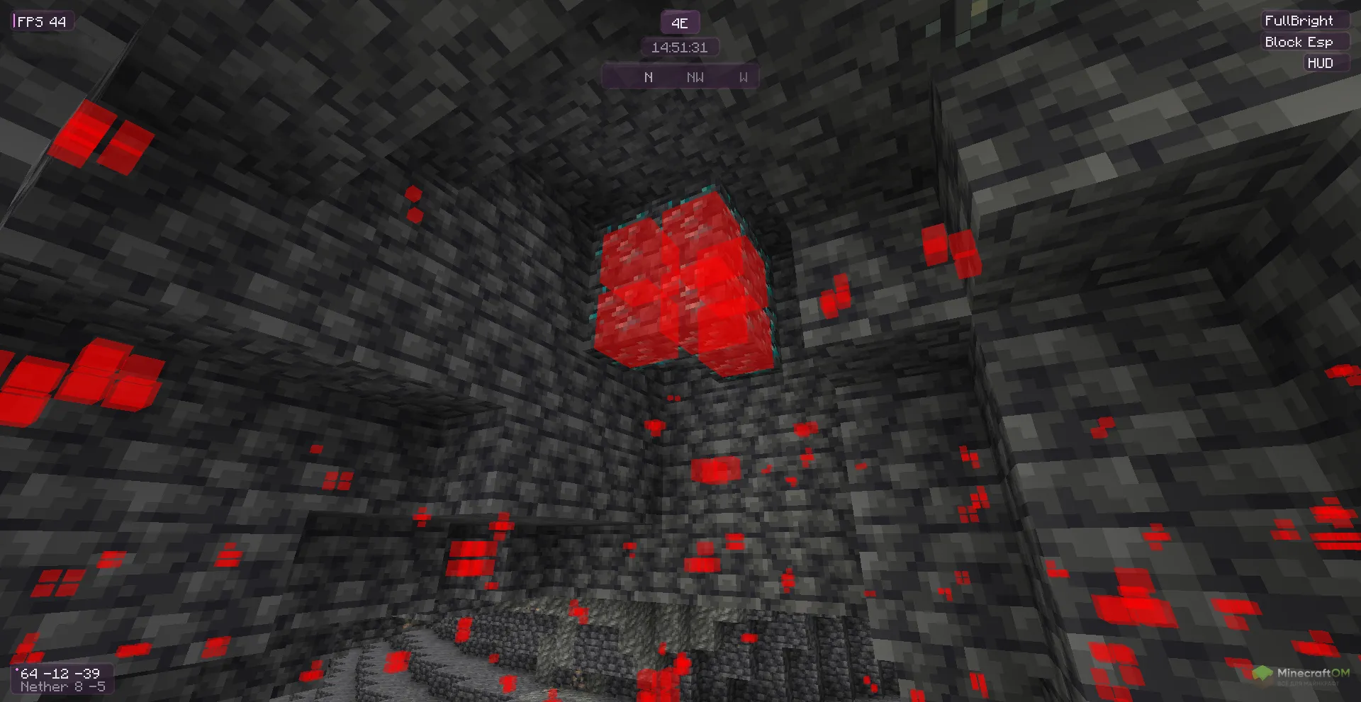 Подсвечивание блоков с помощью чита Krypton Renamed