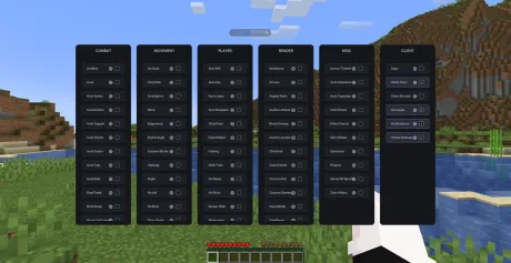 GUI меню чита Sakura 3.0