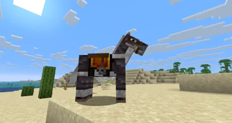 Конь с незеритовой броней в Майнкрафт 1.21.11