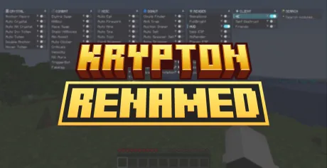 Чит Krypton Renamed на Майнкрафт