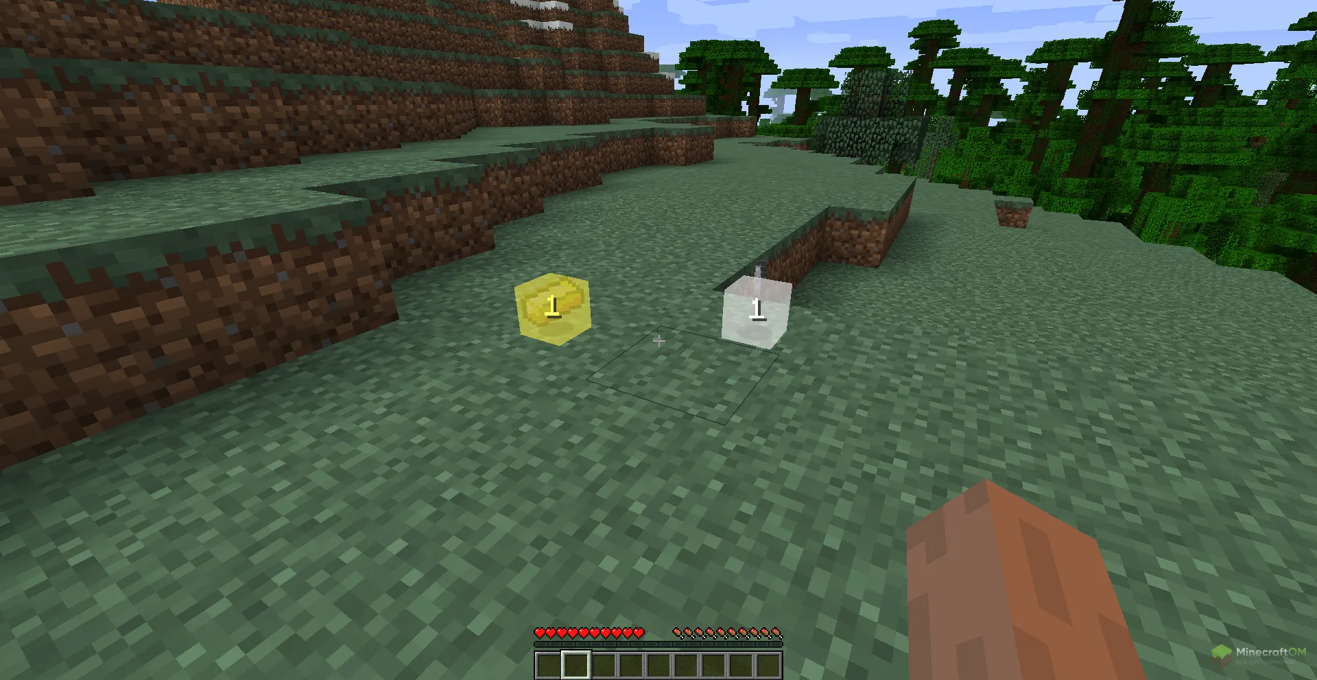 Чит KClient подсвечивает ценные упавшие предметы